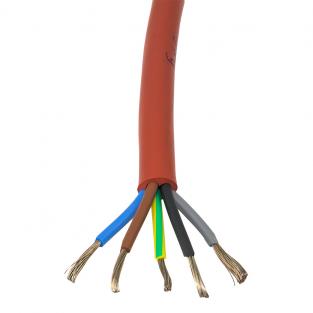 Термостойкий кабель для сауны Helukabel SiHF 5G сечение 5х2.5  - фото 2